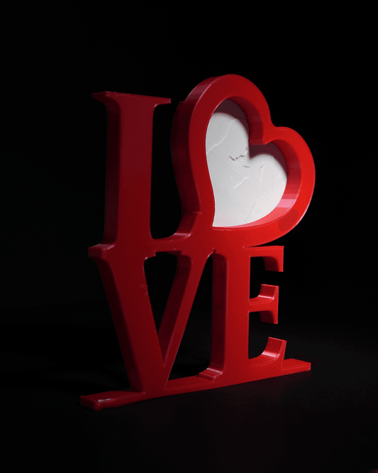 Personalisierte 3D Bilderrahmen - Valentinstag Geschenk, Einzigartige Foto Halterung, Liebevolle Deko & Wohnakzent