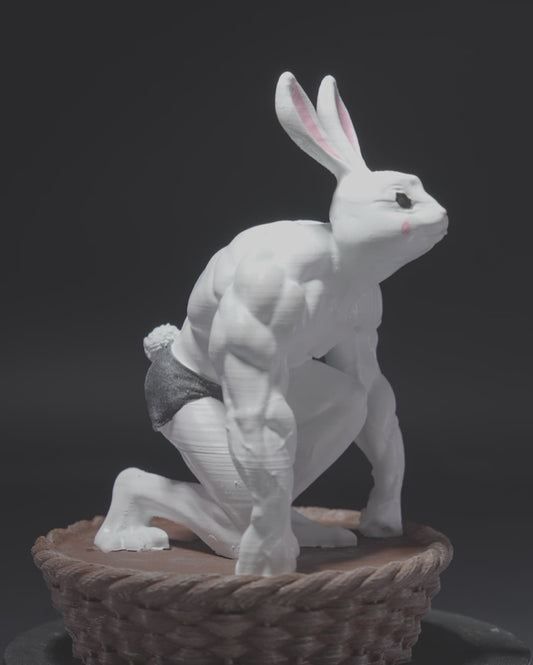 Easter Bunny Protein Eggs - 3D Printed Easter Table Decor, Unique Figurine, Fun Gift for Easter – Ostern Eier Dekor Geschenk